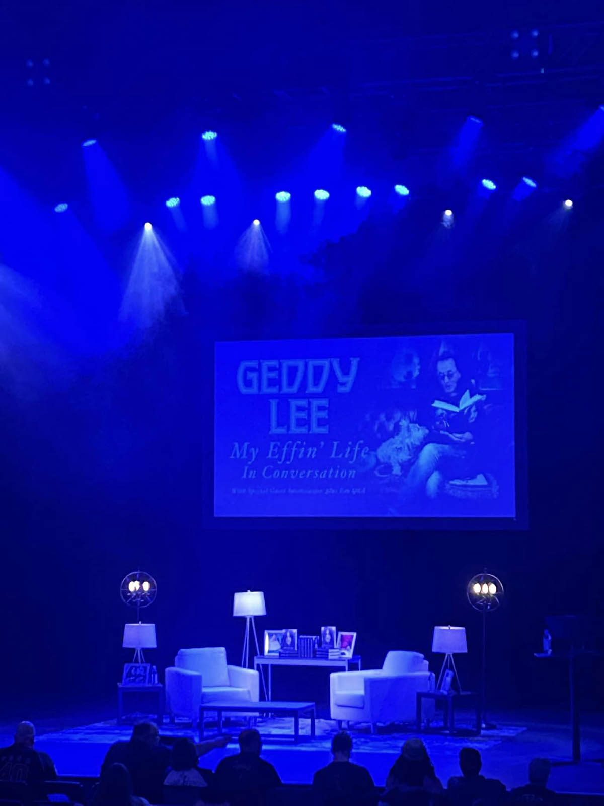 Geddy Lee 'My Effin' Life In Conversation' Tour Pictures - The Fillmore Detroit - Detroit, MI 12/4/2023
